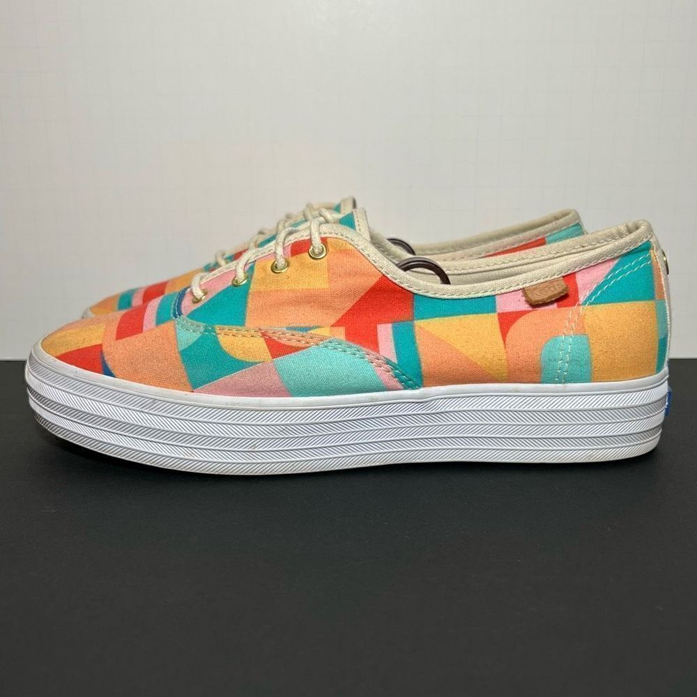 Womens KEDS x Sunnylife Triple Islabomba Multicolor Low Top Shoes / Size 8.5 - Picture 3 of 9
